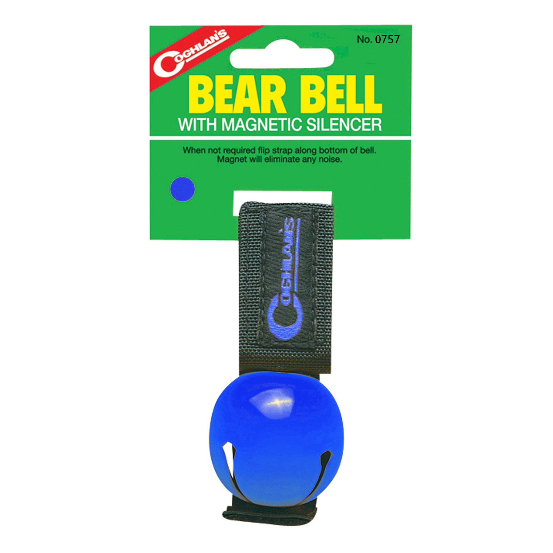 Coghlan's Bear Bell with Magnetic Silencer - Hiking Safety Gear for Outdoor Adventures, Camping & Wildlife Protection