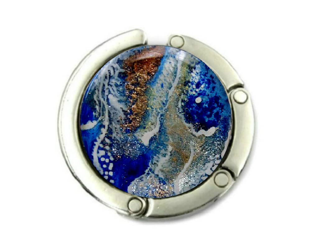 Magnetic Purse Hook - Round Handbag Holder & Table Bag Hanger (Style C) - Perfect for Restaurants, Bars, and Home Use
