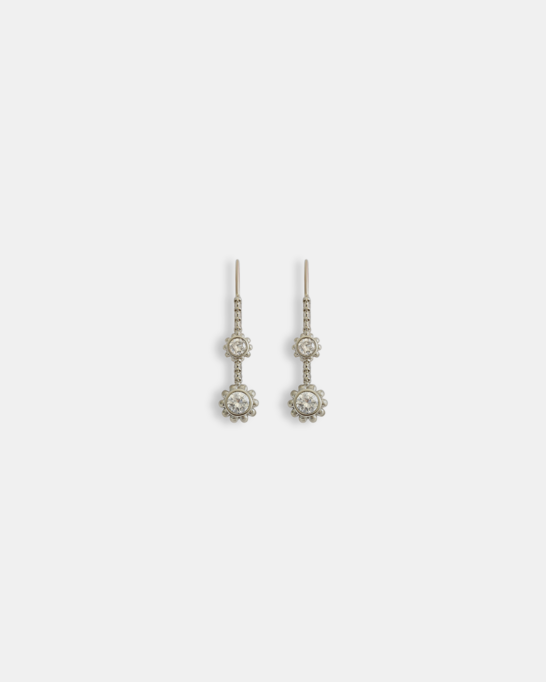 Gothic Skull Double Drop Earrings for Women - Punk Rock Statement Jewelry - Perfect for Halloween, Parties, and Alternative Fashion
