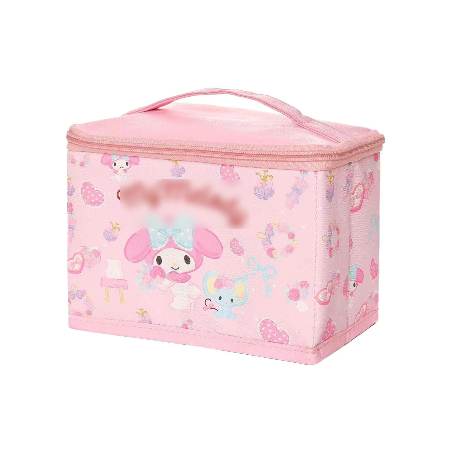 Cute Hello Kitty Makeup Bag - Cartoon Cat Cosmetic Pouch with Zipper for Toiletries & Travel Accessories | Perfect for Girls, Teens & Kawaii Lovers (Pink) - Great for School, Travel & Gift Giving