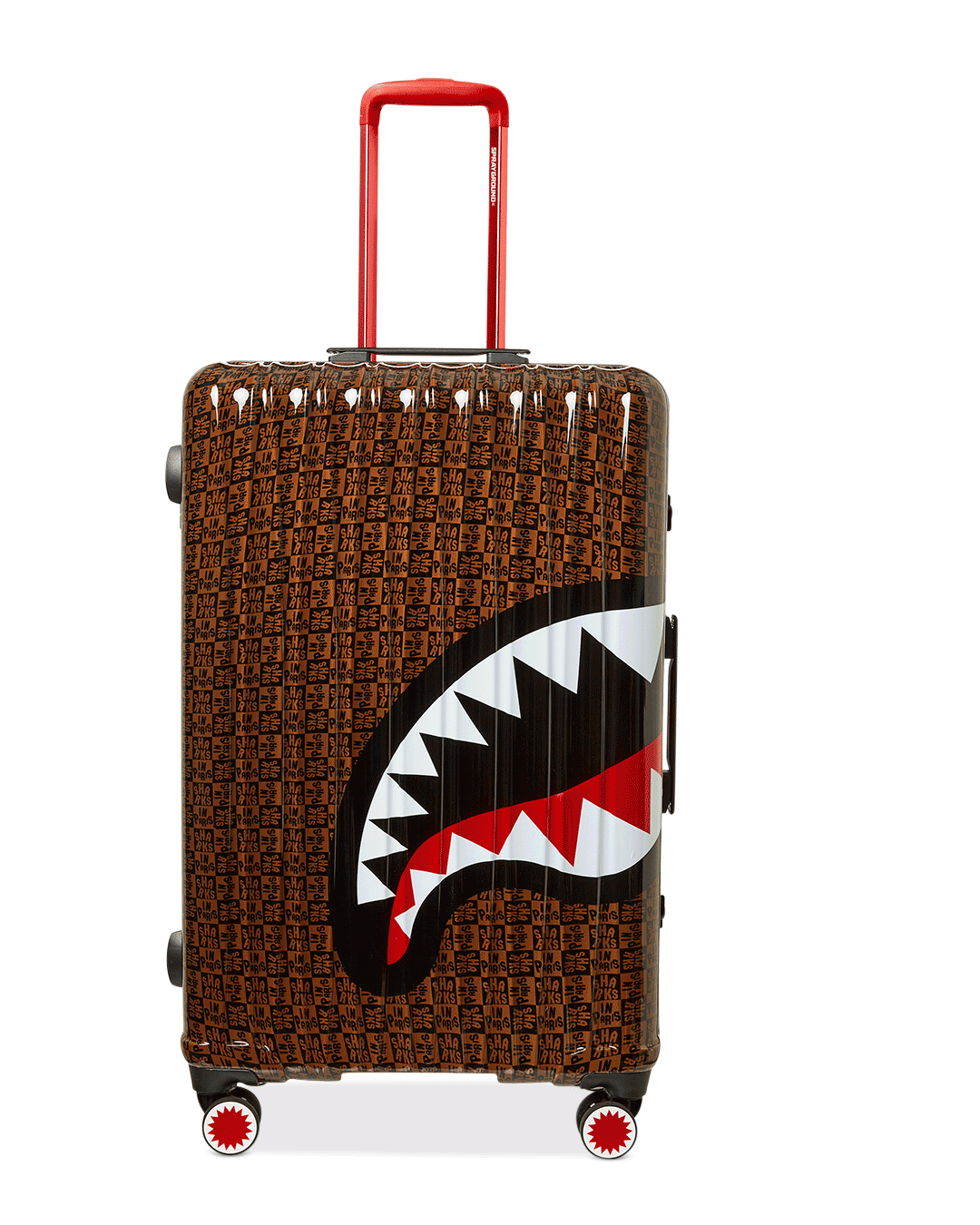 FRENZY SHARKS SHARKNAUTICS Hardshell Full-Size Luggage - Durable Spinner Suitcase for Travel, Business Trips & Vacations | TSA Lock & 360° Wheels