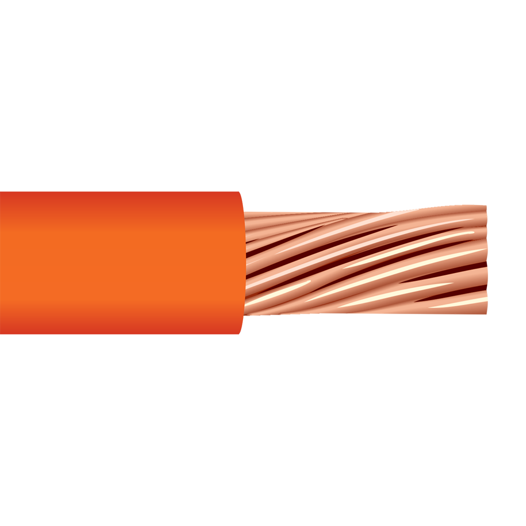 1 AWG Welding Cable Class M UL/CSA Certified - 600V Orange Flexible Copper Wire for Automotive, Marine, and Industrial Applications - Perfect for Welders, Battery Cables, and Heavy-Duty Electrical Connections