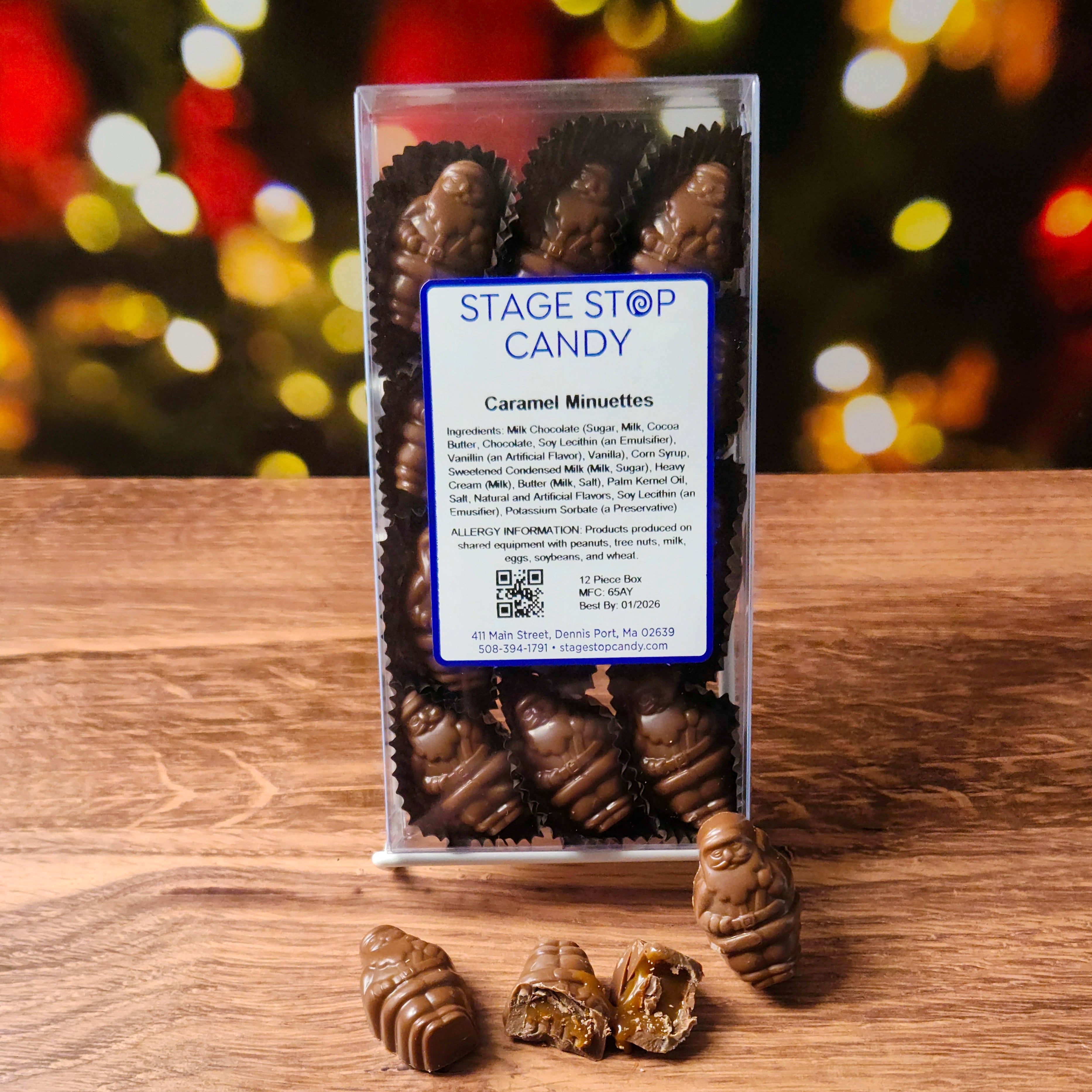 Caramel Christmas Minuettes - Festive Holiday Cookies for Gifting & Parties | Perfect for Christmas Celebrations, Office Treats & Family Gatherings