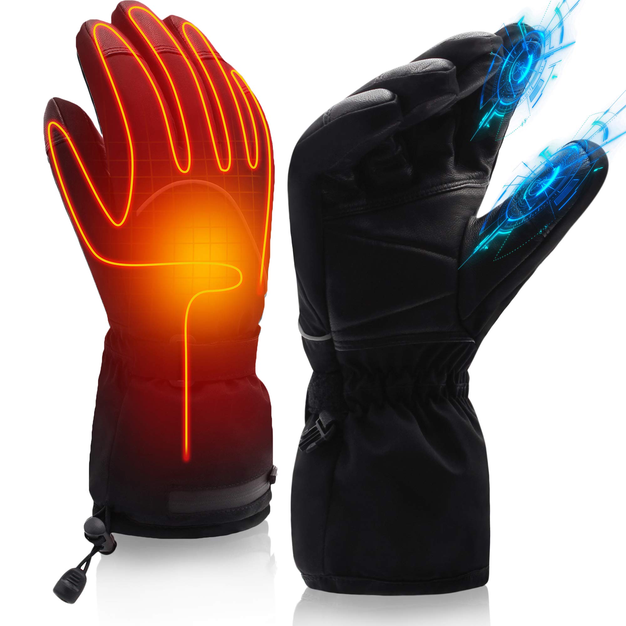 Electric Heated Gloves for Men & Women - Rechargeable Battery-Powered Winter Hand Warmers for Arthritis, Raynaud's & Cold Weather - Perfect for Skiing, Snowboarding & Outdoor Activities