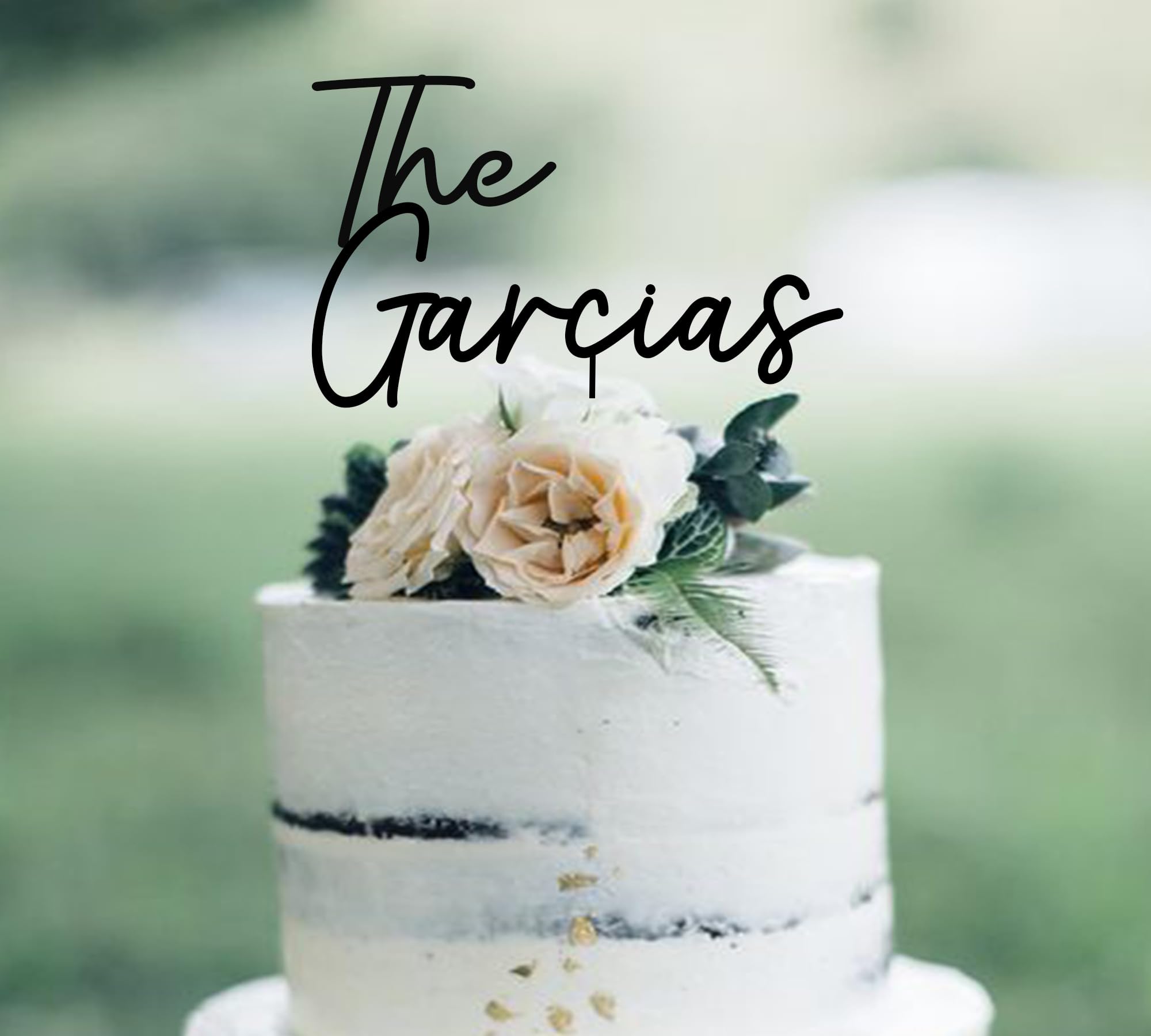 Custom Wedding Cake Toppers - Personalized Bride & Groom Cake Topper for Weddings & Anniversaries - Perfect for Wedding Cakes, Anniversary Celebrations & Romantic Couple Gifts