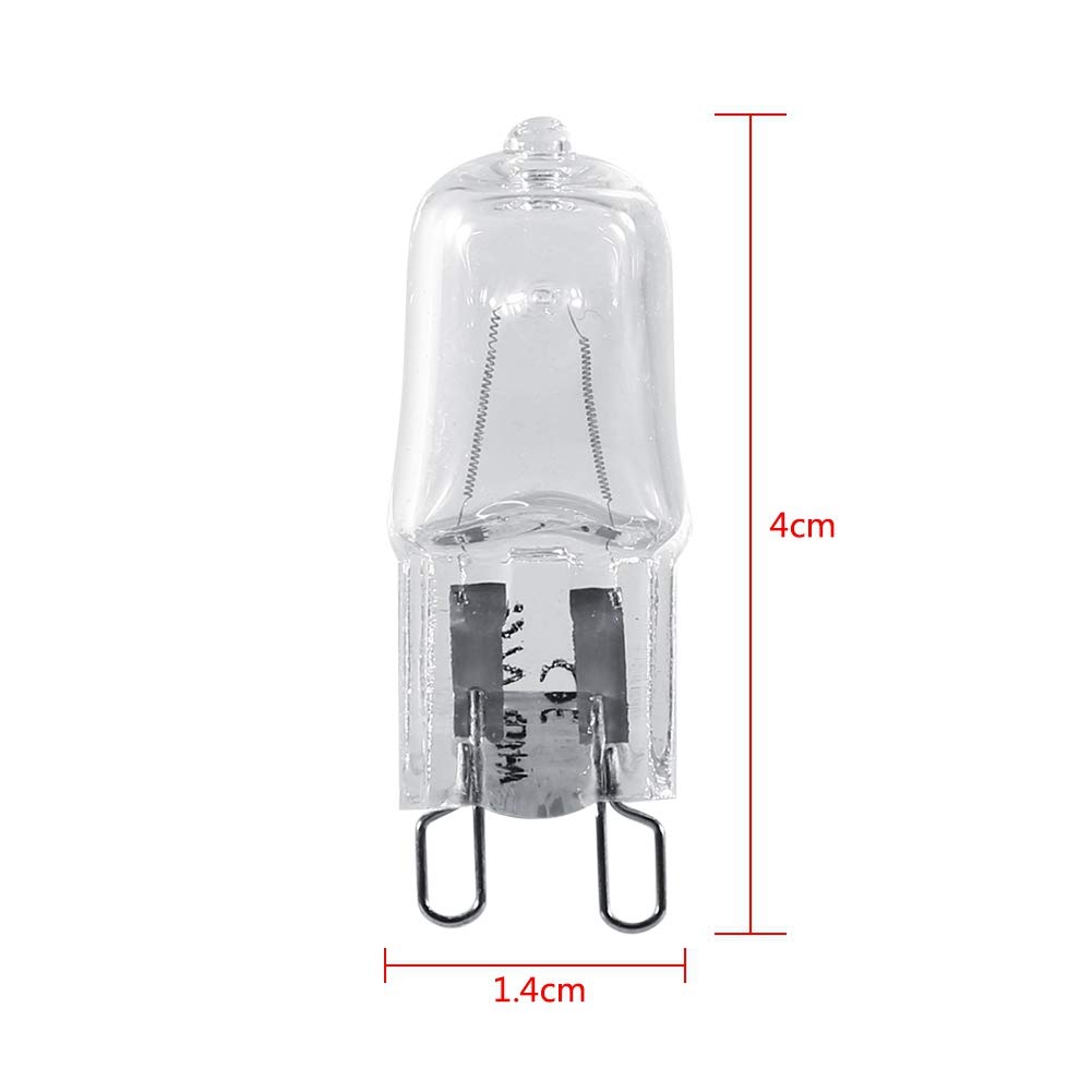 G9 LED Bulbs 40W Soft White Light (10-Pack) - 120V Energy Efficient Halogen Replacement Bulbs for Home Lighting, Warm White Bright Light - Perfect for Chandeliers, Lamps & Decorative Fixtures