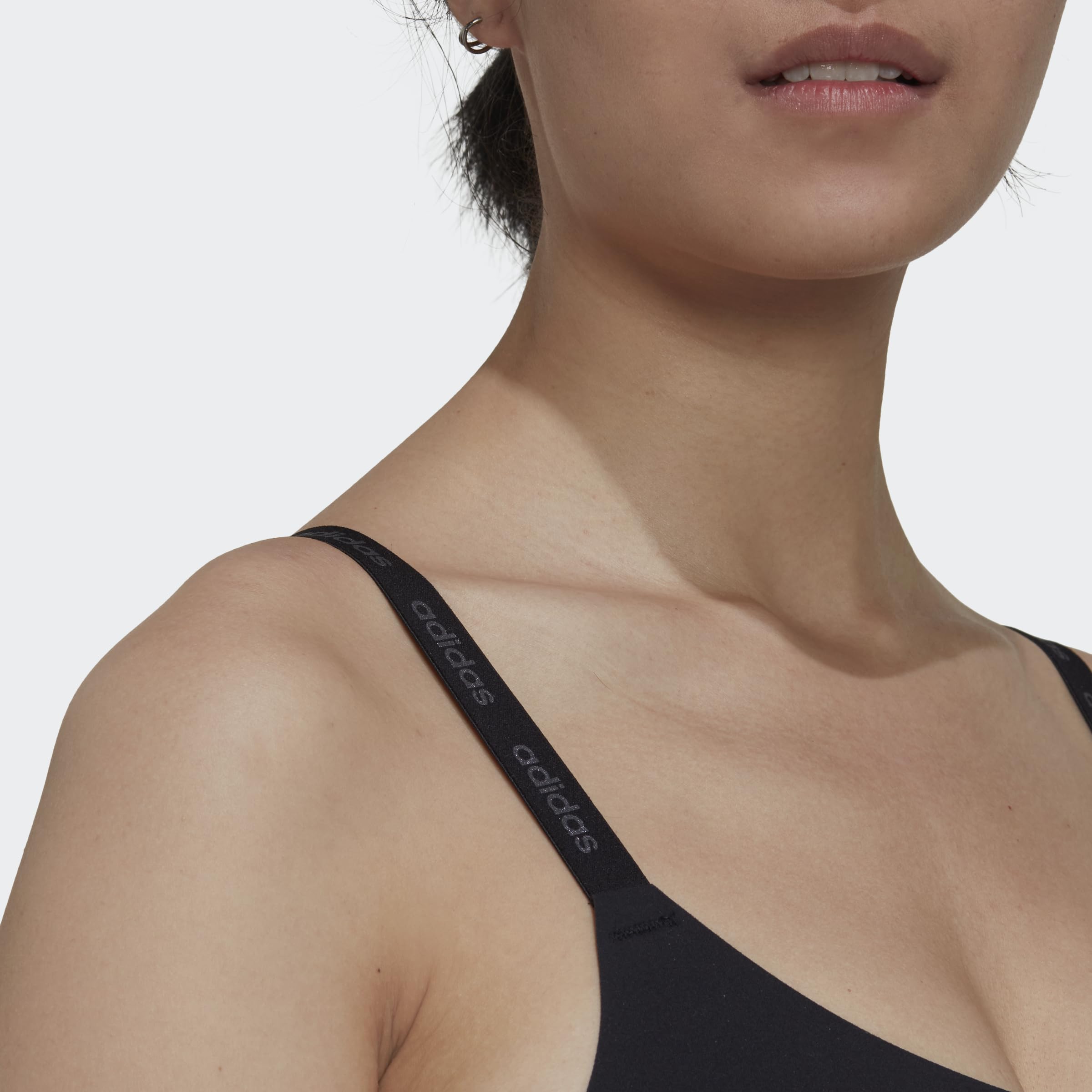 adidas Women's Micro Flex Wireless Seamless Lounge Bra - Comfortable Yoga Sports Bra for Workout, Running & Casual Wear
