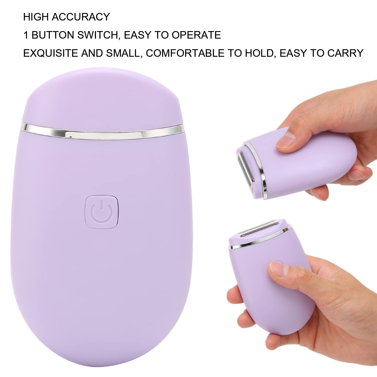 Women's Electric Razor - USB Rechargeable Portable Shaver for Smooth Hair Removal, Bikini & Underarm - Travel-Friendly & Painless for Sensitive Skin (Perfect for Home, Gym & Travel)