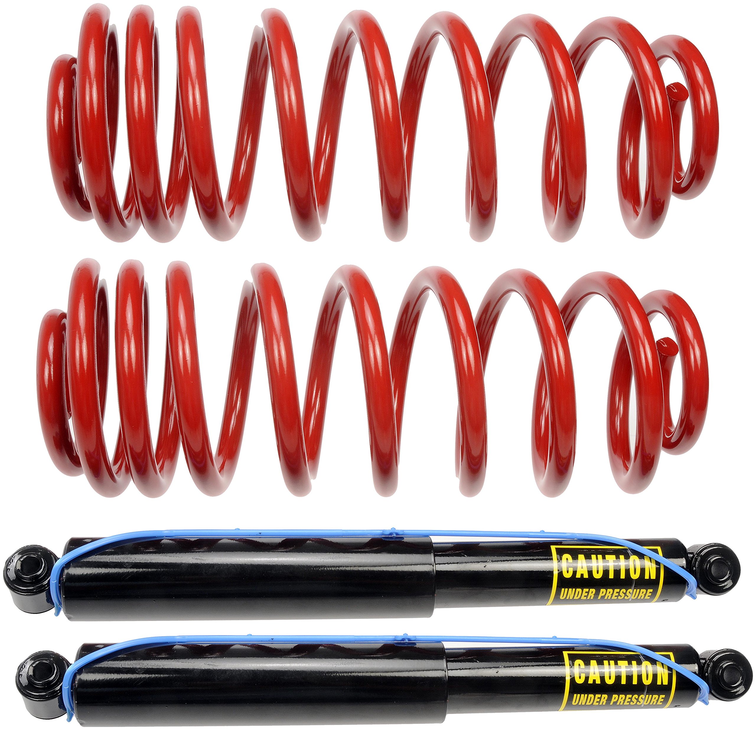 Dorman 949-525 Rear Air Spring to Coil Spring Conversion Kit - Compatible with Ford F-150, Expedition & Lincoln Navigator (2007-2017) - Improve Ride Comfort & Eliminate Air Suspension Issues - Perfect for Off-Roading, Towing & Heavy Loads