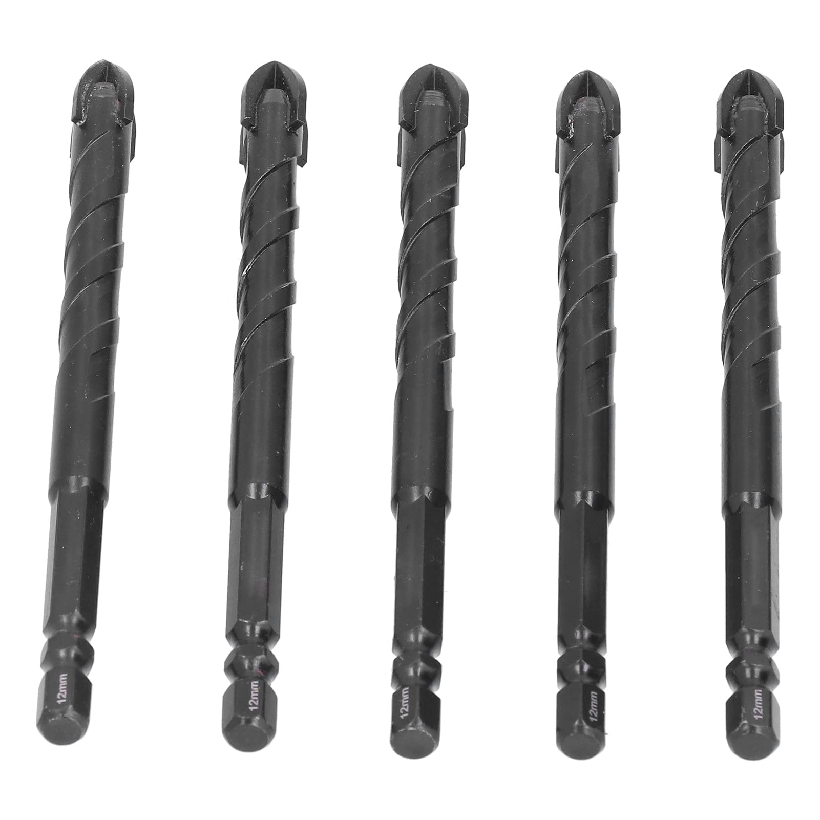 Glass Drill Bit Set - 12mm Diamond Coated Tile & Brick Drill Bits for Ceramic, Porcelain, and Masonry - Perfect for Bathroom Renovation, Kitchen Backsplash Installation, and DIY Home Improvement Projects