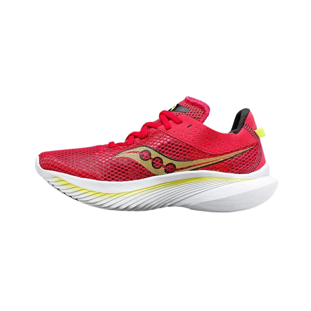 ASICS Women's Kinvara 14 Running Shoes - Red Rose (Regular Width) | Lightweight & Cushioned for Road Running, Training & Gym Workouts