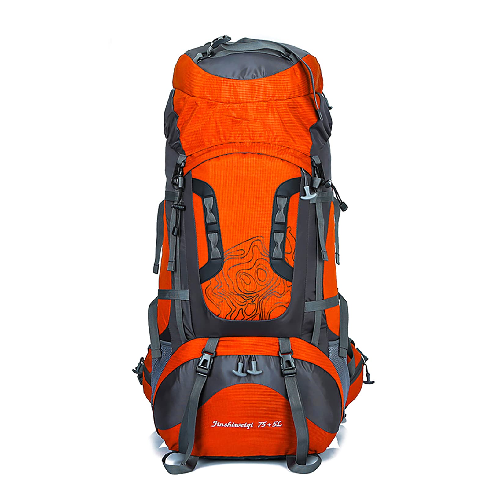 Lightweight Large Nylon Hiking Backpack for Outdoor Travel, Camping & Biking - Durable Water-Resistant Daypack for Hikers, Campers & Cyclists