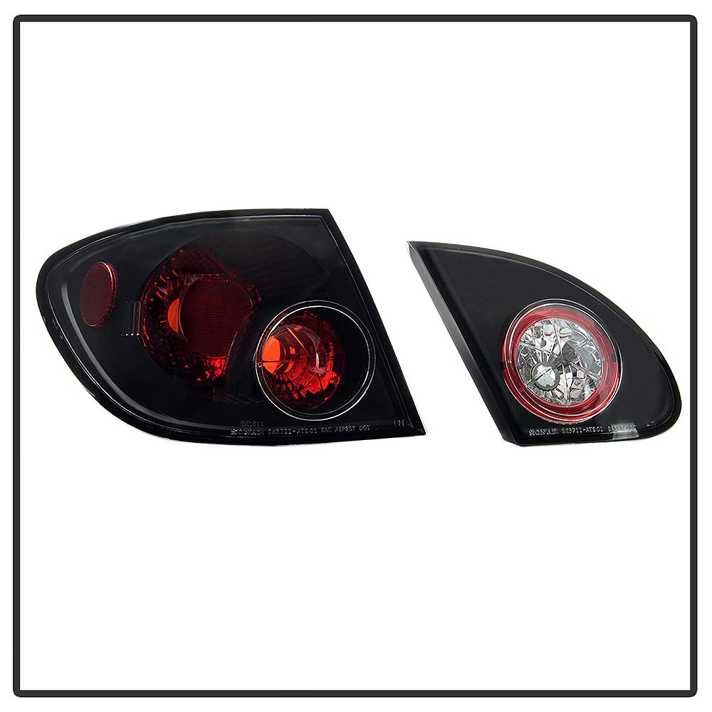 ACANII LED Tail Lights Brake Lamps for 2003-2008 Toyota Corolla - Left & Right Pair (2004 2005 2006 2007 Models) - Enhanced Visibility & Style for Night Driving & Car Customization