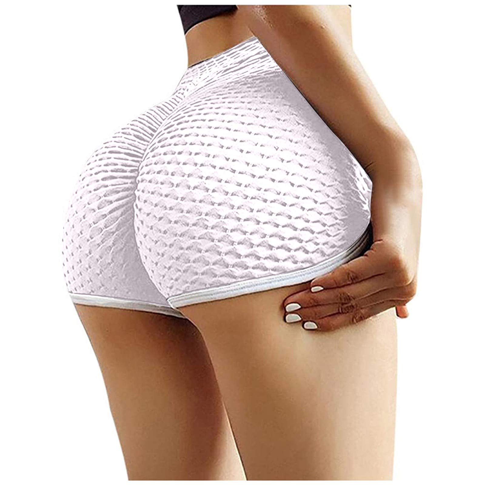 POLLYANNA KEONG Women's High Waist Yoga Shorts - Tummy Control Biker Shorts for Running, Gym & Workout | Perfect for Cycling, Yoga & Active Lifestyles