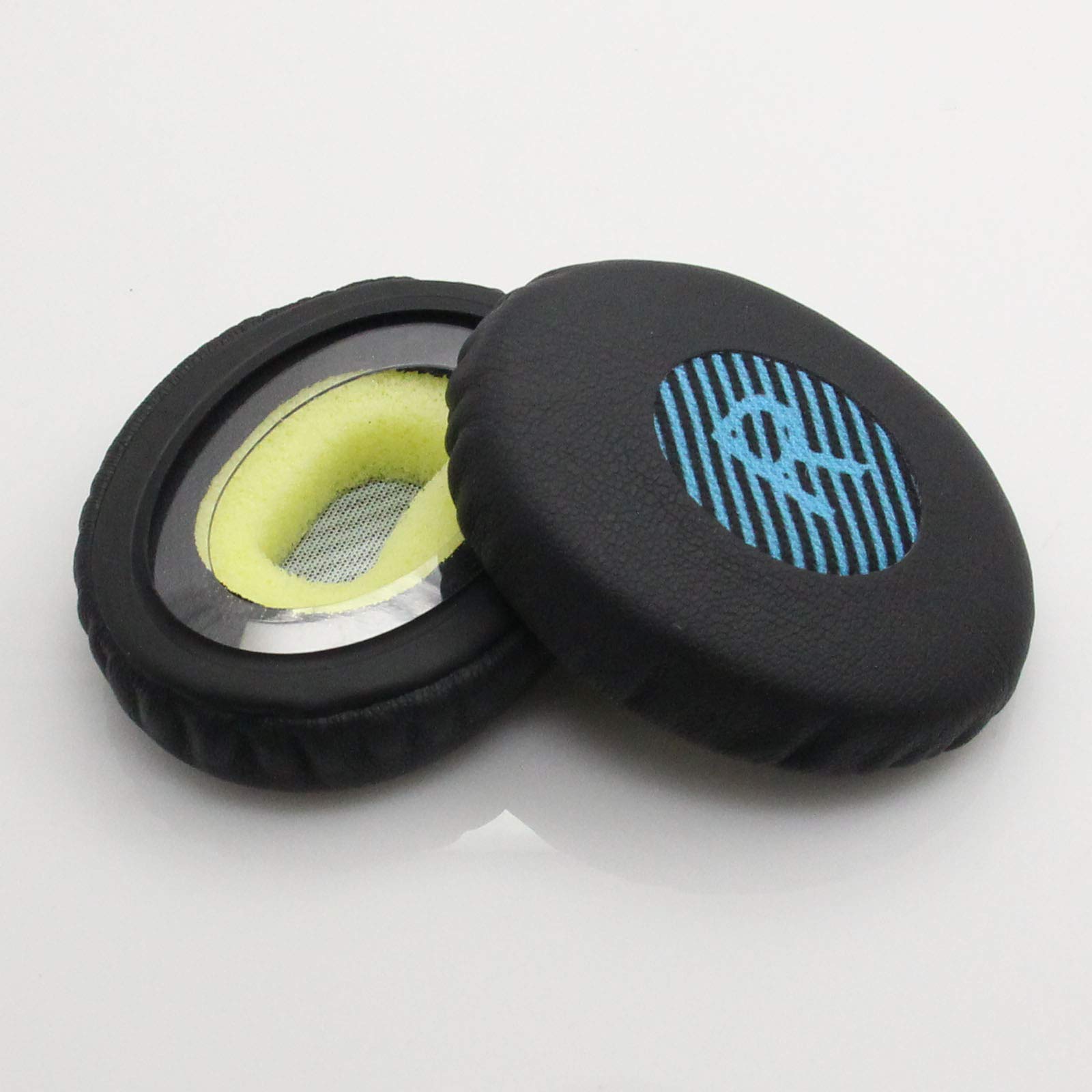 LIPOVOLT® Black & Blue Replacement Earpads Cushion Cover for Bose OE2/OE2i Headphones - Comfortable Noise Isolation for Work, Travel & Gaming