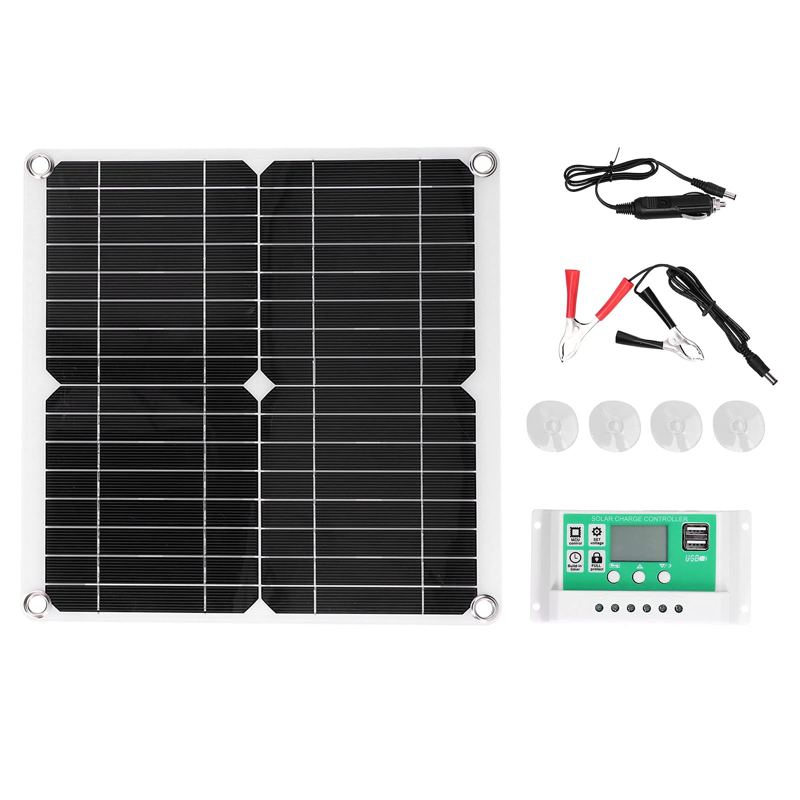 EXCLUZO RV Solar Panel Kit - Lightweight & Portable Solar Power System for RVs, Boats, Cars | Perfect for Camping, Hiking, Mountaineering & Off-Grid Adventures