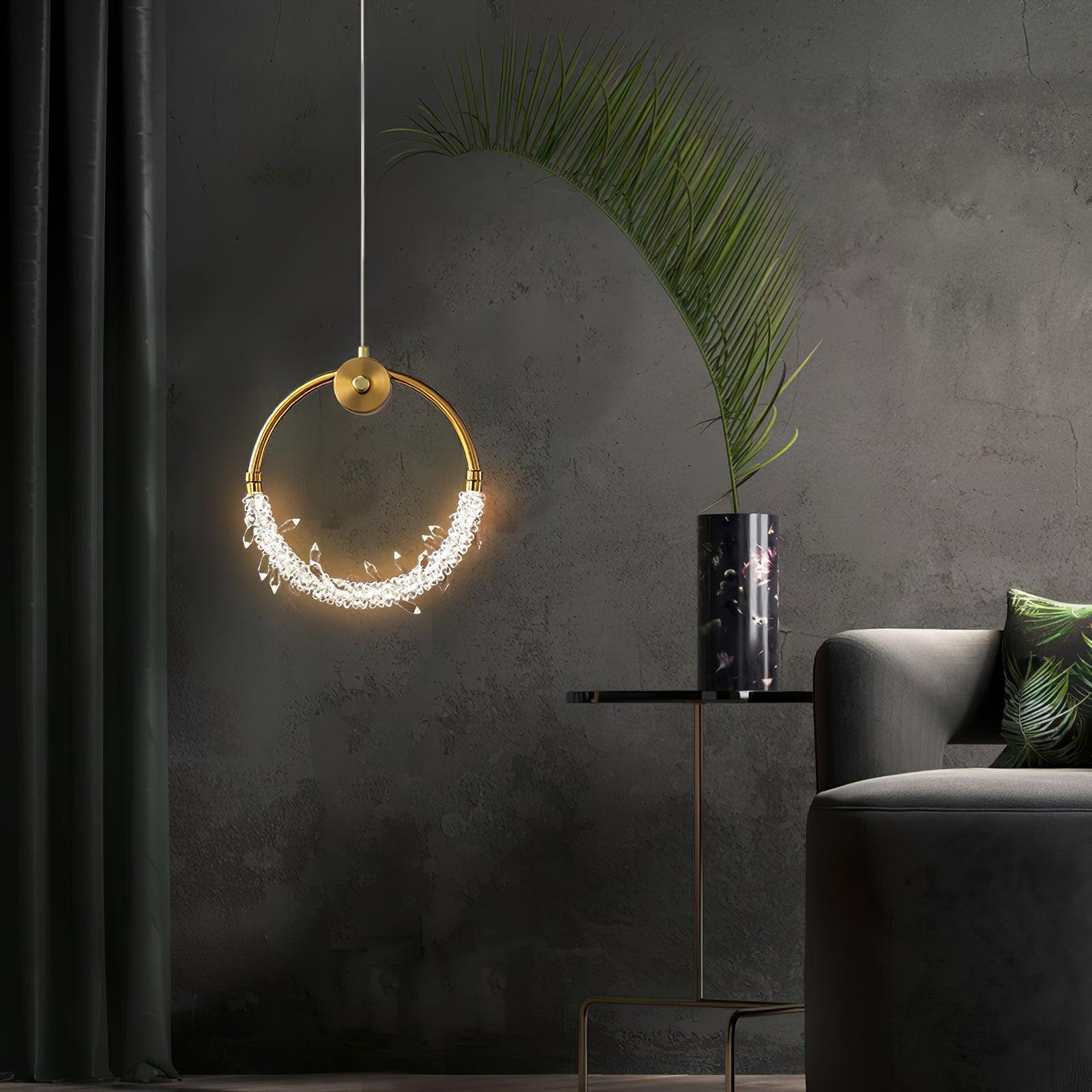 BU08P15G Modern Pendant Light - Elegant Hanging Ceiling Fixture for Kitchen, Dining Room & Bedroom - Perfect for Home Decor & Interior Lighting