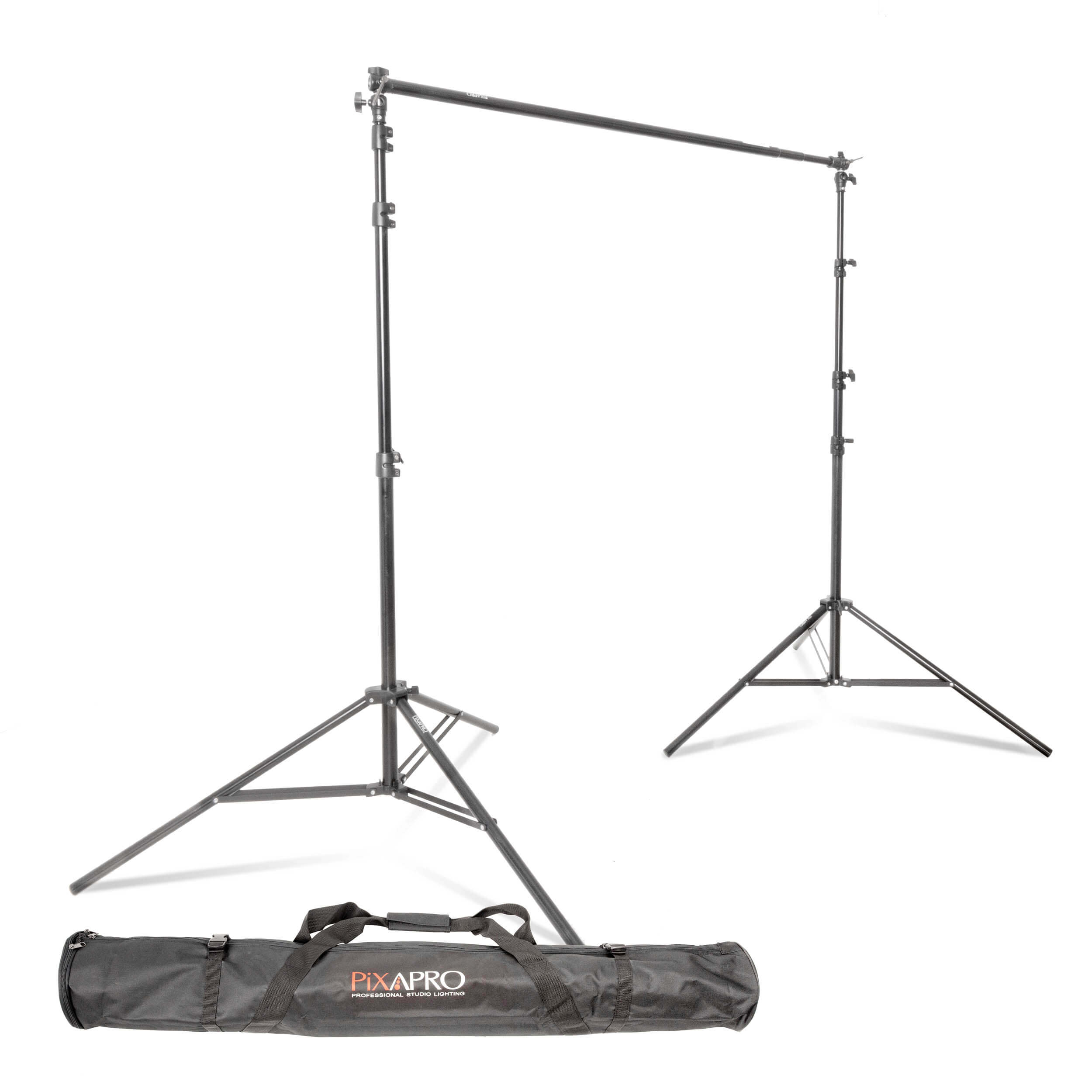2.8x3m Adjustable Telescopic Background Stand - Portable Photo Video Studio Backdrop Support for Photography, YouTube & Live Streaming - Perfect for Indoor & Outdoor Shoots