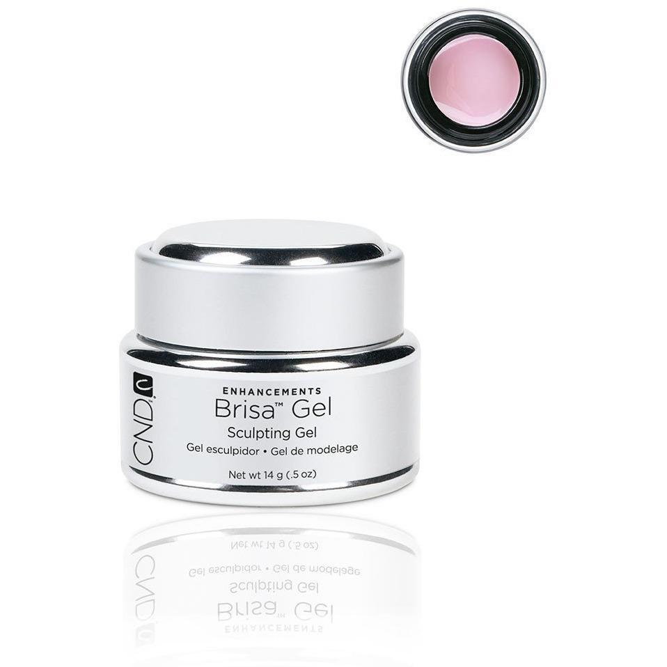 CND Brisa Sculpting Gel - Warm Pink Semi-Sheer Nail Polish (0.5 oz) | Professional UV/LED Gel for Salon & Home Manicures