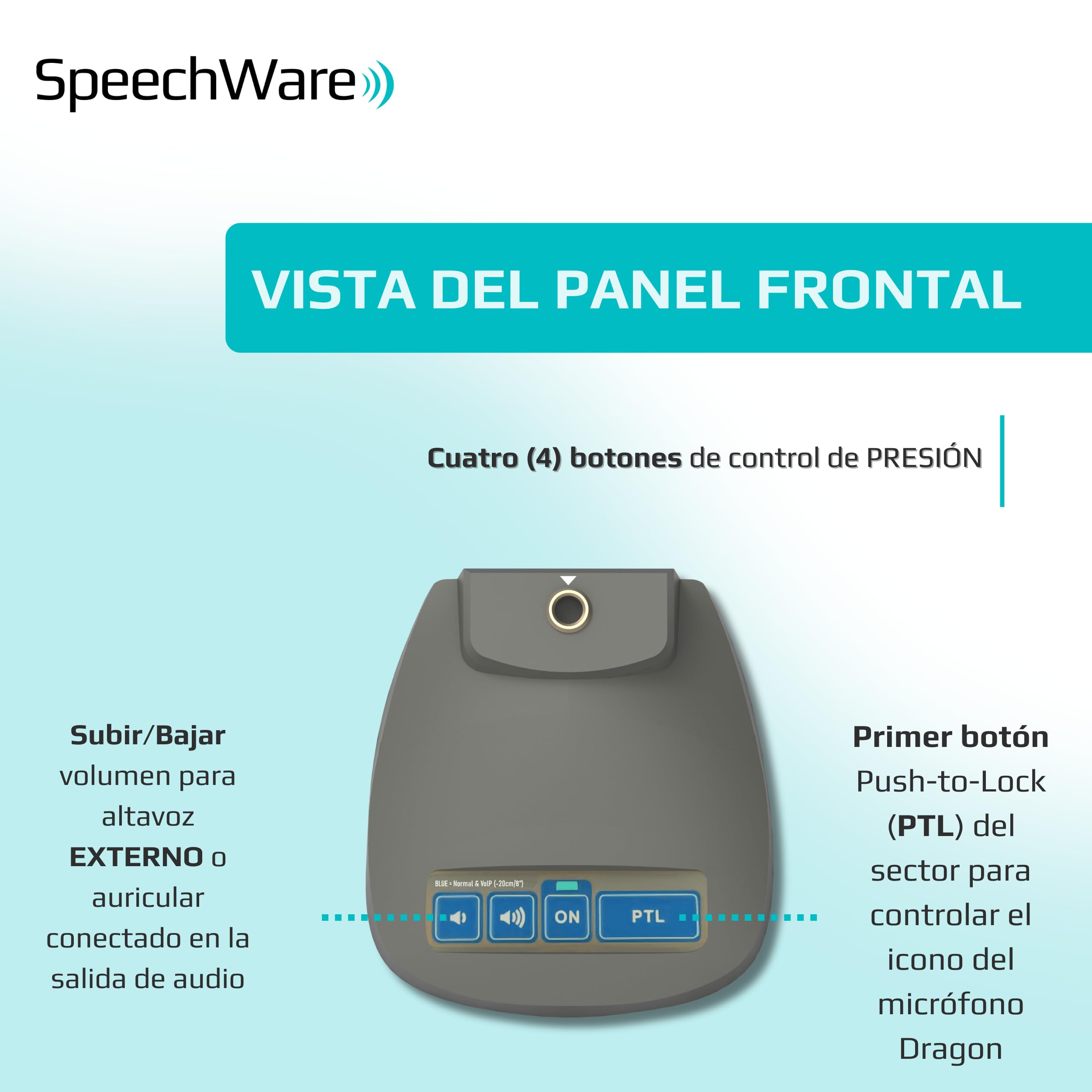 YBS SpeechWare 1-in-1 TableMike USB Gooseneck Microphone with Proprietary Speech Equalizer & Push-to-Lock Button - Perfect for Podcasting, Online Meetings & Voice Recording (Model 371509)