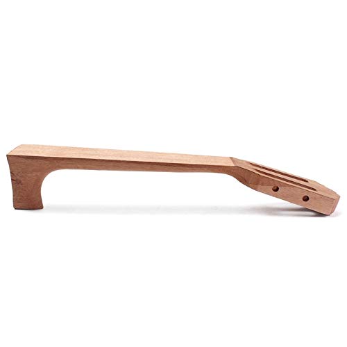 26 Inch Wooden Ukulele Guitar Neck - Classical Shape Fretboard for DIY Guitar Repair & Replacement | Perfect for Ukulele Builders & Musicians