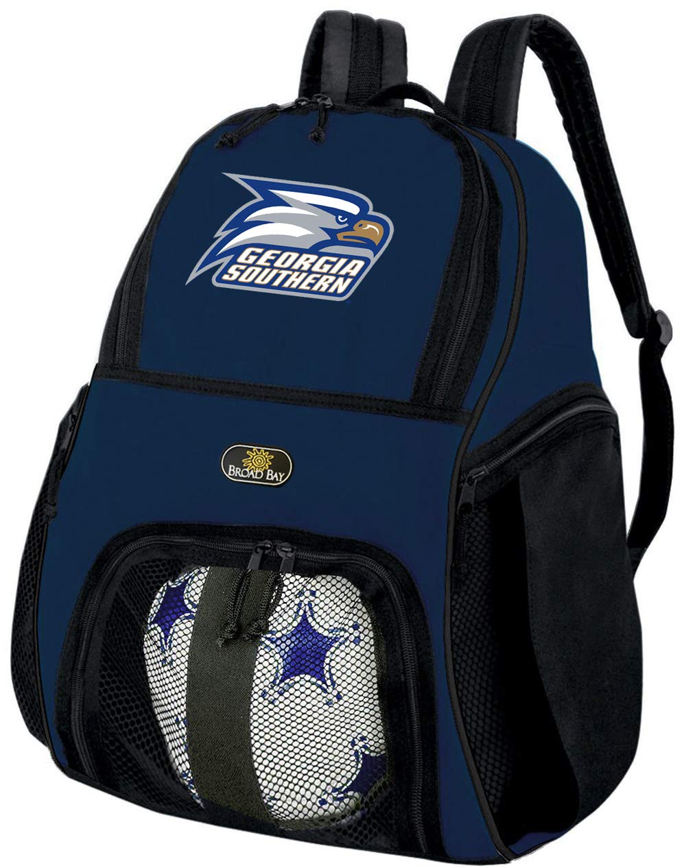Georgia Southern Soccer Backpack for Men & Women - GSU Eagles Volleyball Backpack with Ventilated Shoe Compartment - Perfect for College Sports, Gym & Travel Accessories