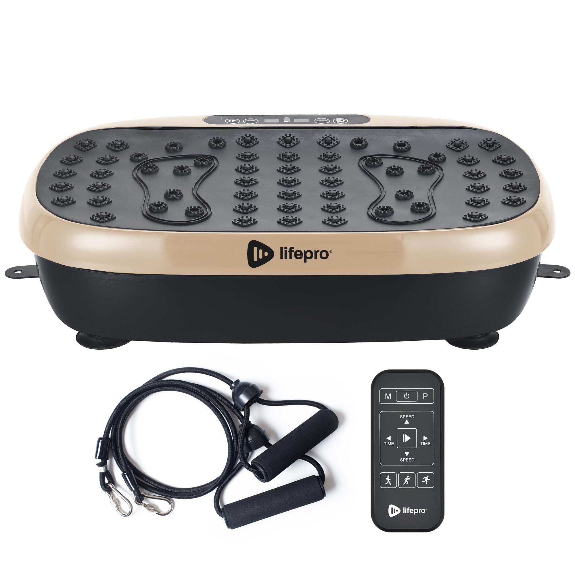 Lifepro Vibration Plate Exercise Machine with Magnetic Acupoints - Full Body Vibration Platform for Weight Loss, Muscle Toning & Lymphatic Drainage - Ideal for Home Gym, Beginners & Post-Workout Recovery - Perfect for Fitness Enthusiasts & Physical Therapy