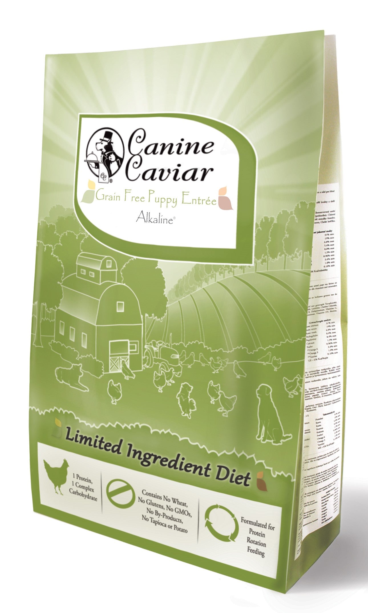 Canine Caviar Grain-Free Dry Dog Food for Puppies - Chicken Recipe | High Protein Puppy Kibble for Small & Large Breeds | Supports Healthy Growth & Digestion | Perfect for Training & Mealtime