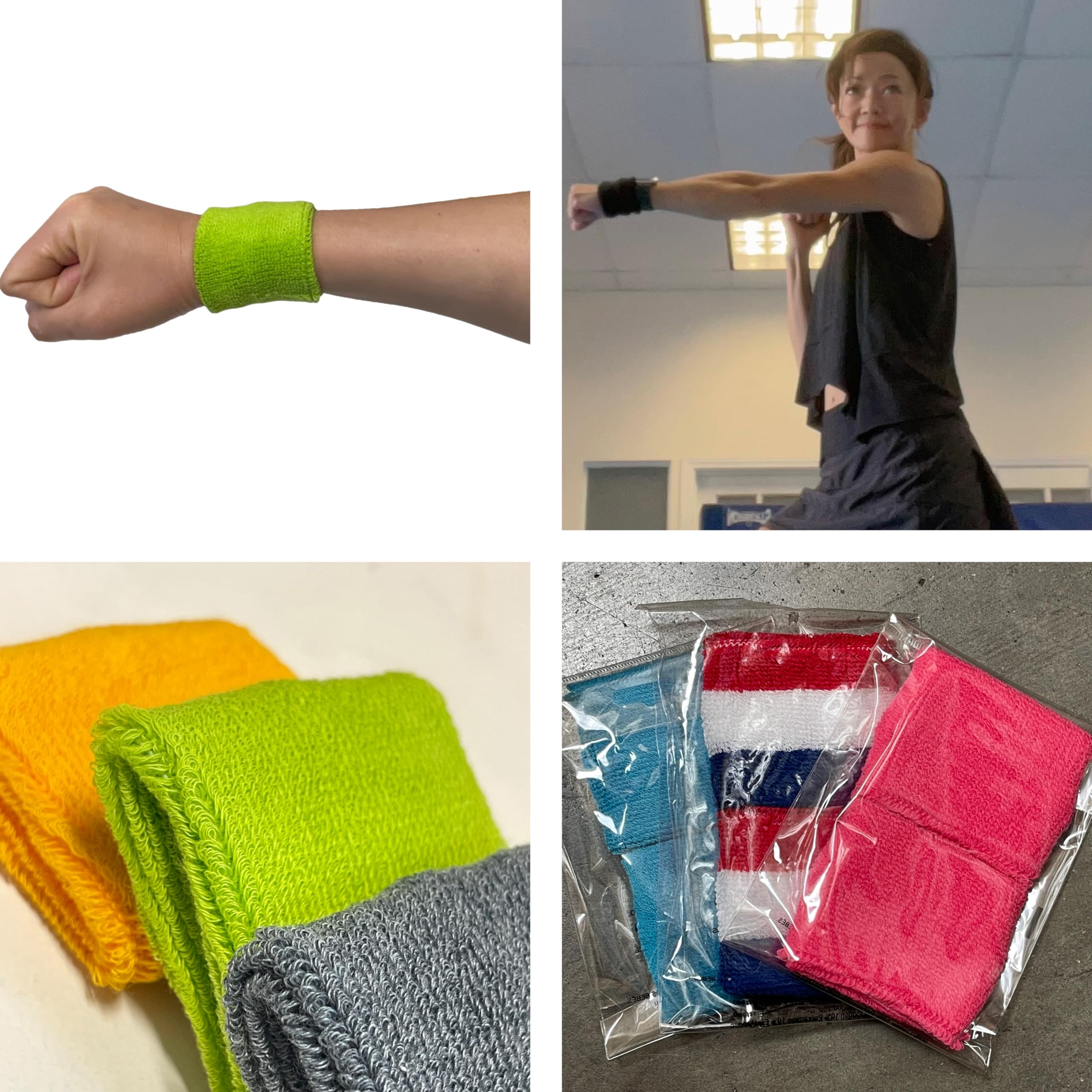 Breathable Solid Color Sweatband Set for Men & Women - Perfect for Running, Tennis, Basketball & Workout - Non-Slip Fitness Headbands & Wristbands