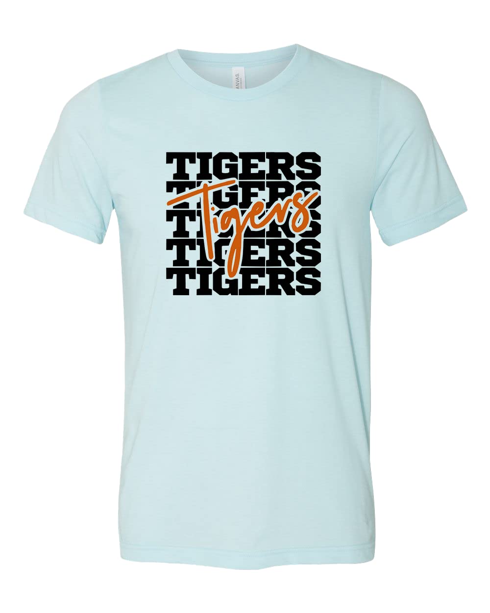 Official Tigers Team Mascot T-Shirt - Football Fan Apparel, School Spirit Wear & Mom Support Shirt for Game Day, Pep Rallies & School Events