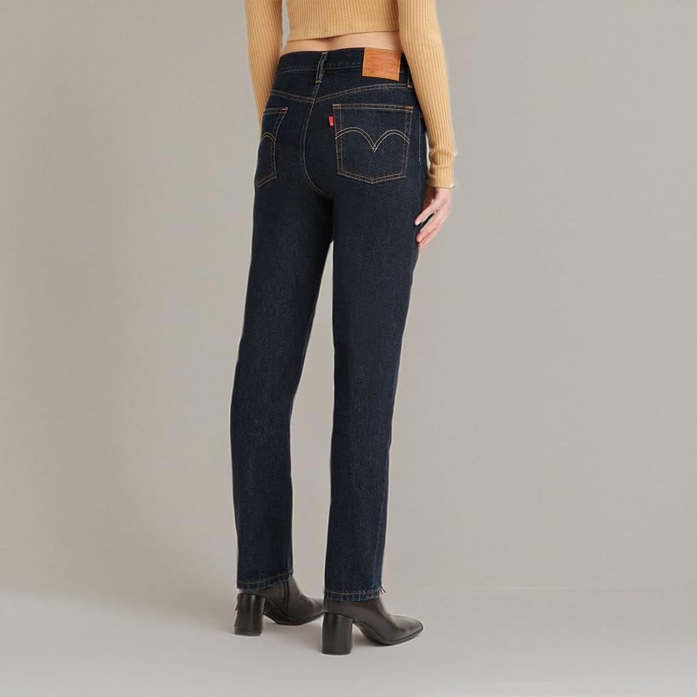 Levi's Women's Premium 501 Original Fit Jeans - Classic High Waist Straight Leg Denim Pants for Casual Wear & Everyday Outfits