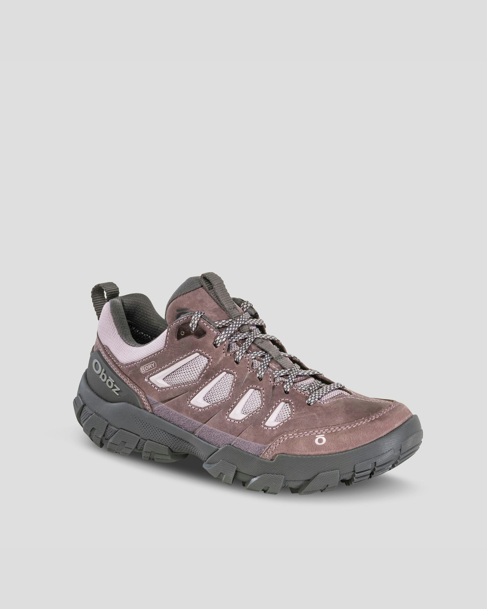 Women's Oboz Sawtooth X Low Waterproof Hiking Shoes Wide Width - Lupine Color | Lightweight Trail Running Shoes for Outdoor Adventures & Daily Walking