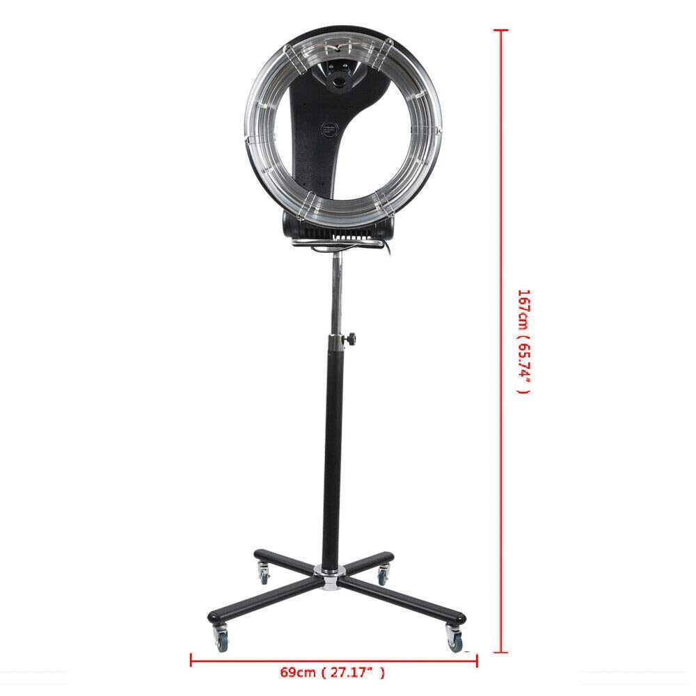 Professional 3-in-1 UFO Orbiting Infrared Hair Dryer with 360° Rotation - Hair Steamer & Color Processor for Salon & Home Use (1000W, 110V) | Perfect for Styling, Deep Conditioning & Hair Treatments