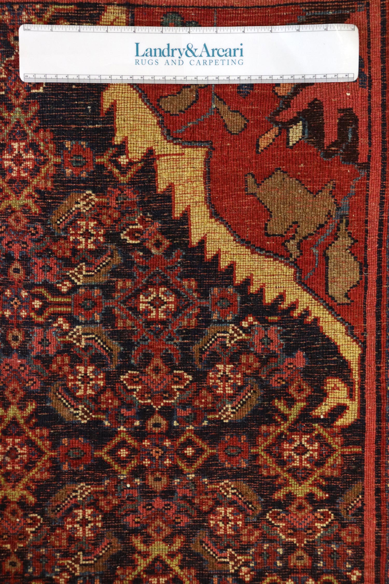 Handwoven Antique Bijar Tribal Rug - Traditional Persian Carpet for Home Decor, Living Room, Bedroom - J67822