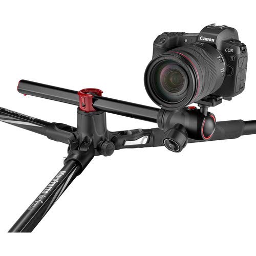 Manfrotto Befree GT XPRO Aluminum Travel Tripod with 496 Center Ball Head - Lightweight Compact Tripod for Photography & Videography - Perfect for Travel, Hiking, and Outdoor Adventures