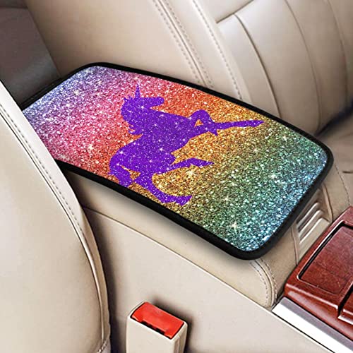 Rainbow Glitter Purple Unicorn