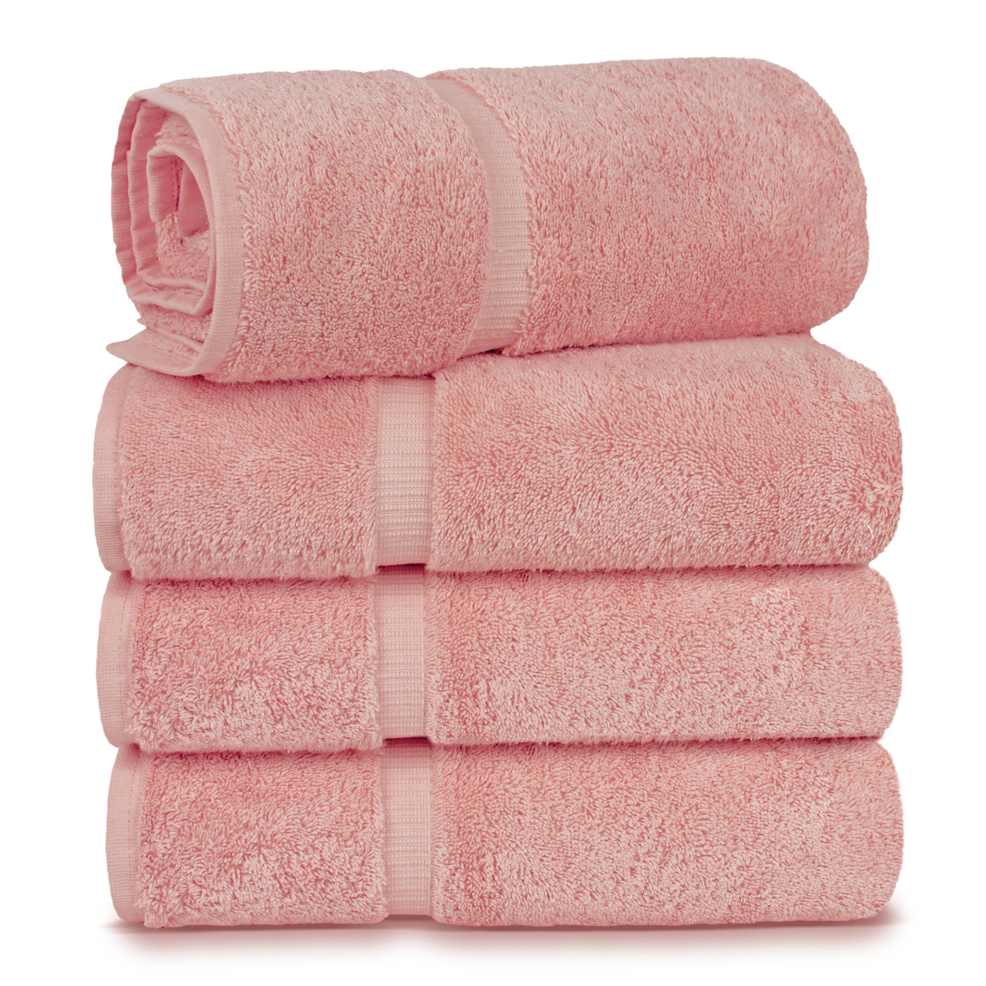 Premium 100% Cotton Turkish Towel Set - 4-Piece Luxury Bath Towels (27x54 inches) | Ultra Soft & Absorbent | Spa, Beach & Home Use