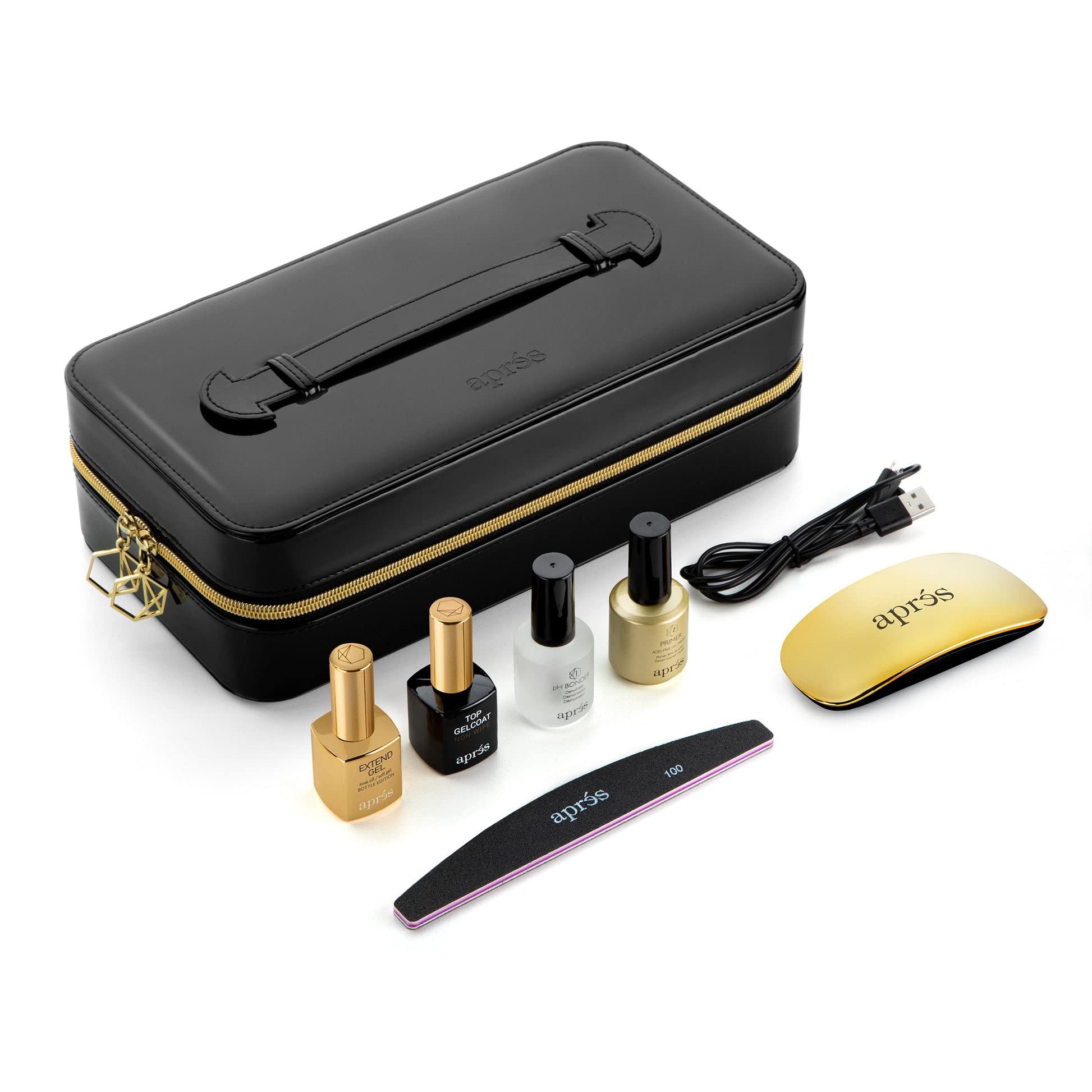 Apres Gel X Nail Extension Kit - Professional DIY Nail Art Kit with Soak Off Builder Gel & Nail Tips for Long-Lasting Manicures - Perfect for Salon, Home Use & Special Occasions