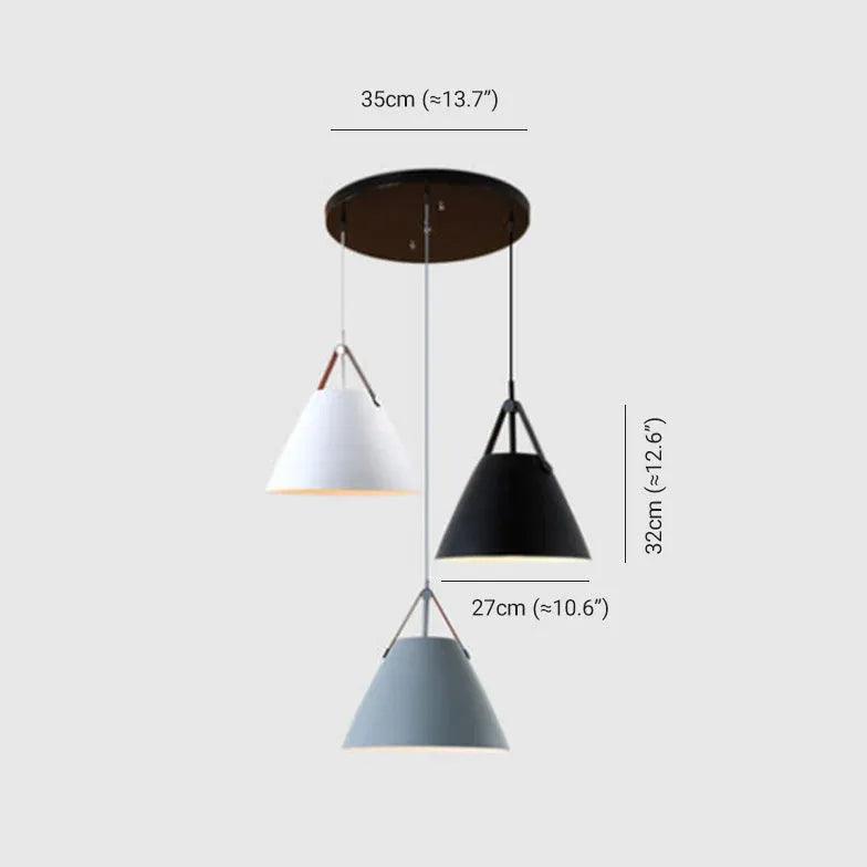 Modern 3-Light Metal Dining Room Pendant Light Fixture - Elegant Ceiling Lighting for Kitchen Island, Breakfast Nook & Dining Area