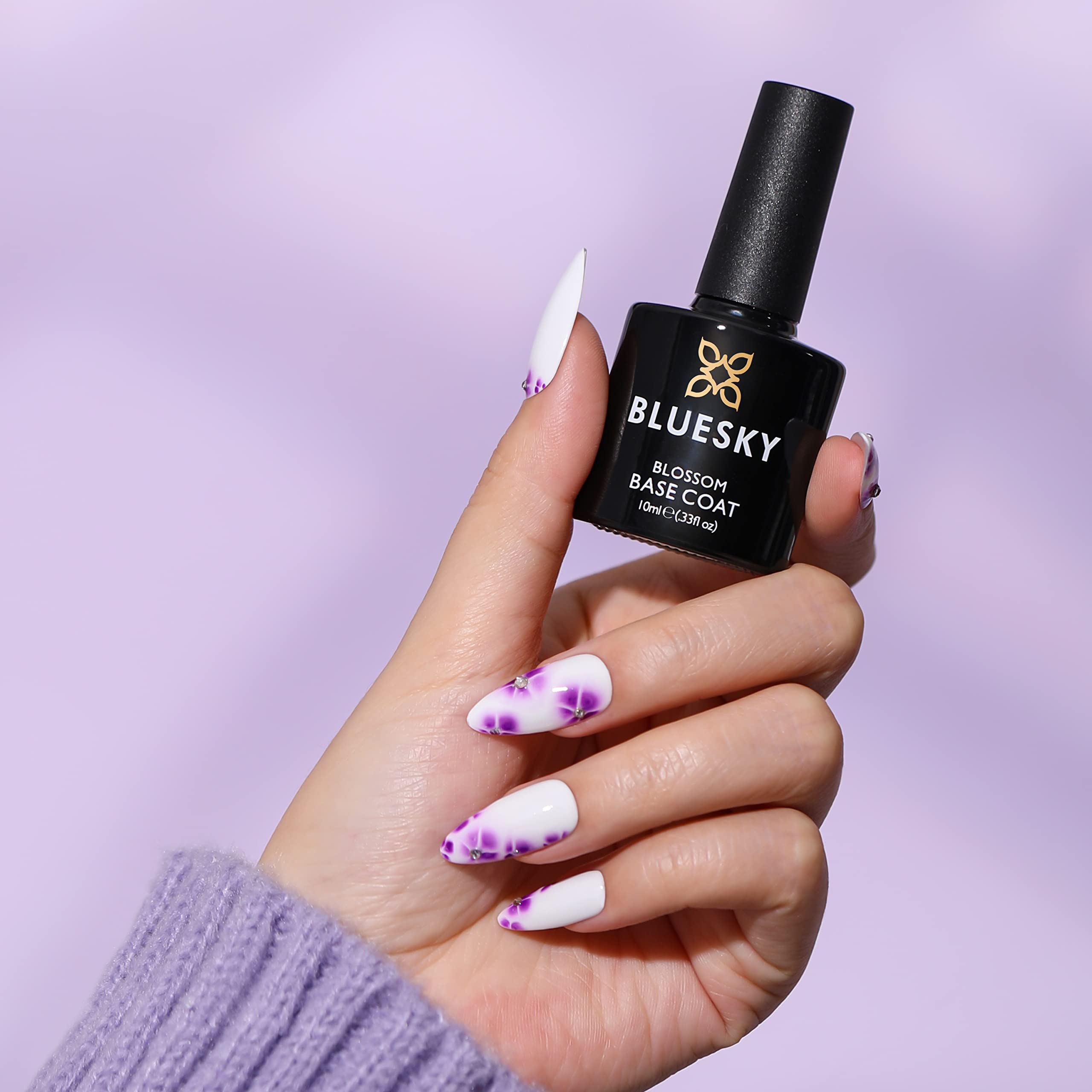 BLUESKY Gel Nail Polish - Blossom 14 Hey Petal - UV/LED Curable Long-Lasting Nail Lacquer for Salon & Home Manicures - Perfect for Spring Nails, Bridal Looks & Special Occasions