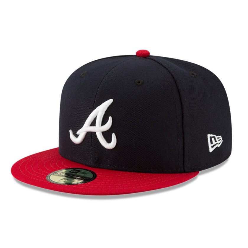 New Era 59Fifty Atlanta Braves 2025 All Star Game Patch Home Hat - Navy & Red Baseball Cap for Men - Official MLB Licensed Snapback for Braves Fans, Games & Casual Wear