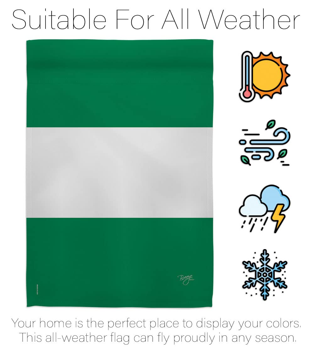 Nigeria Nationality Flag Set 28x40