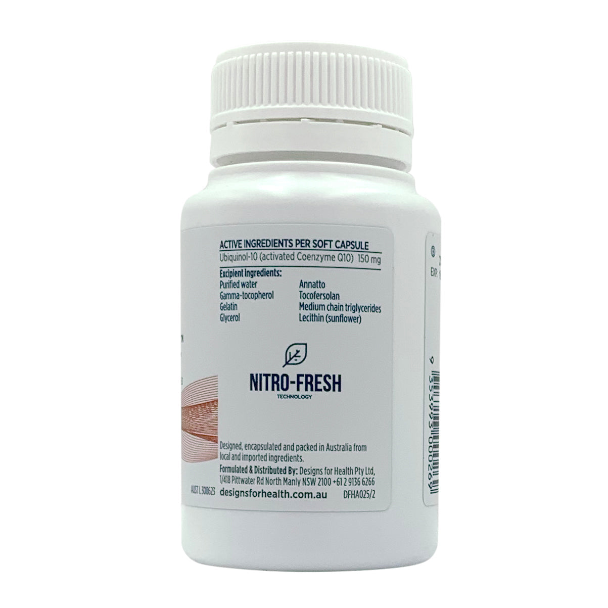 Designs For Health Ubiq Evail Supplement - Premium CoQ10 & Ubiquinol for Heart Health & Energy Support - Ideal for Athletes, Seniors & Heart Wellness