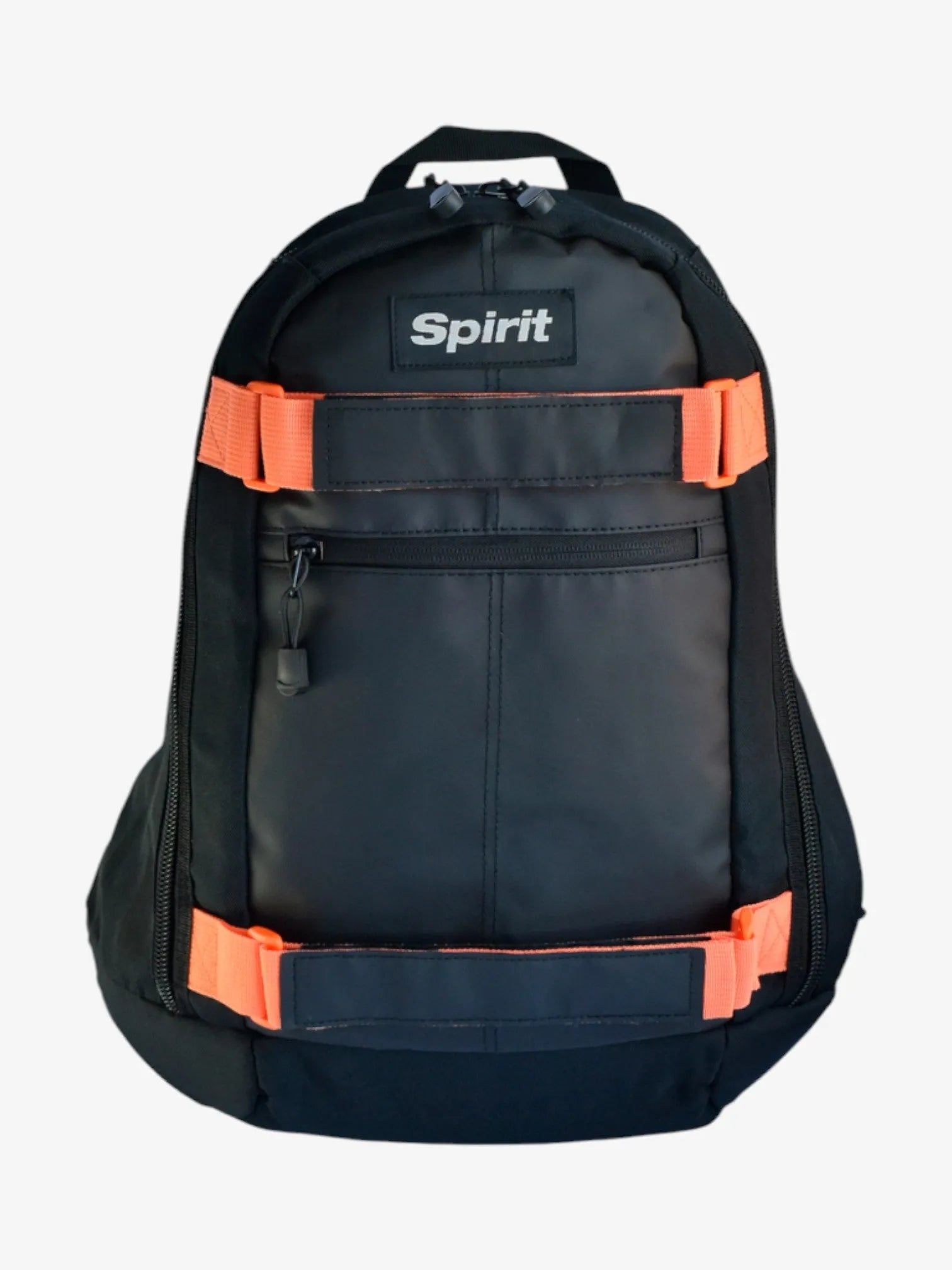 Spirit Reload Black & Orange Backpack - Durable Laptop Backpack for School, Travel & Outdoor Adventures