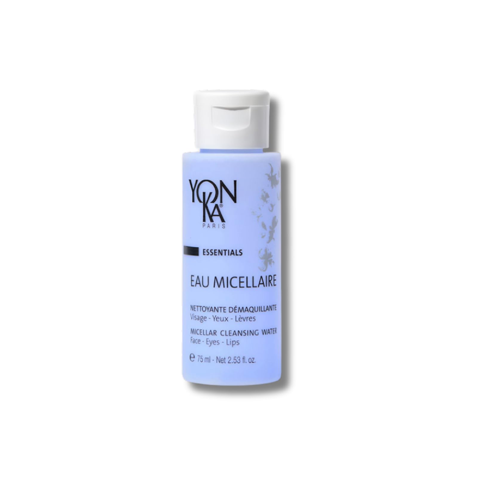 Yon-Ka Eau Micellaire Travel Size (75ml) Micellar Water & Gentle Makeup Remover - Rose & Chamomile Infused Face Cleanser for Hydration & Impurity Removal | Paraben-Free | Perfect for Travel, Daily Cleansing & Sensitive Skin Care