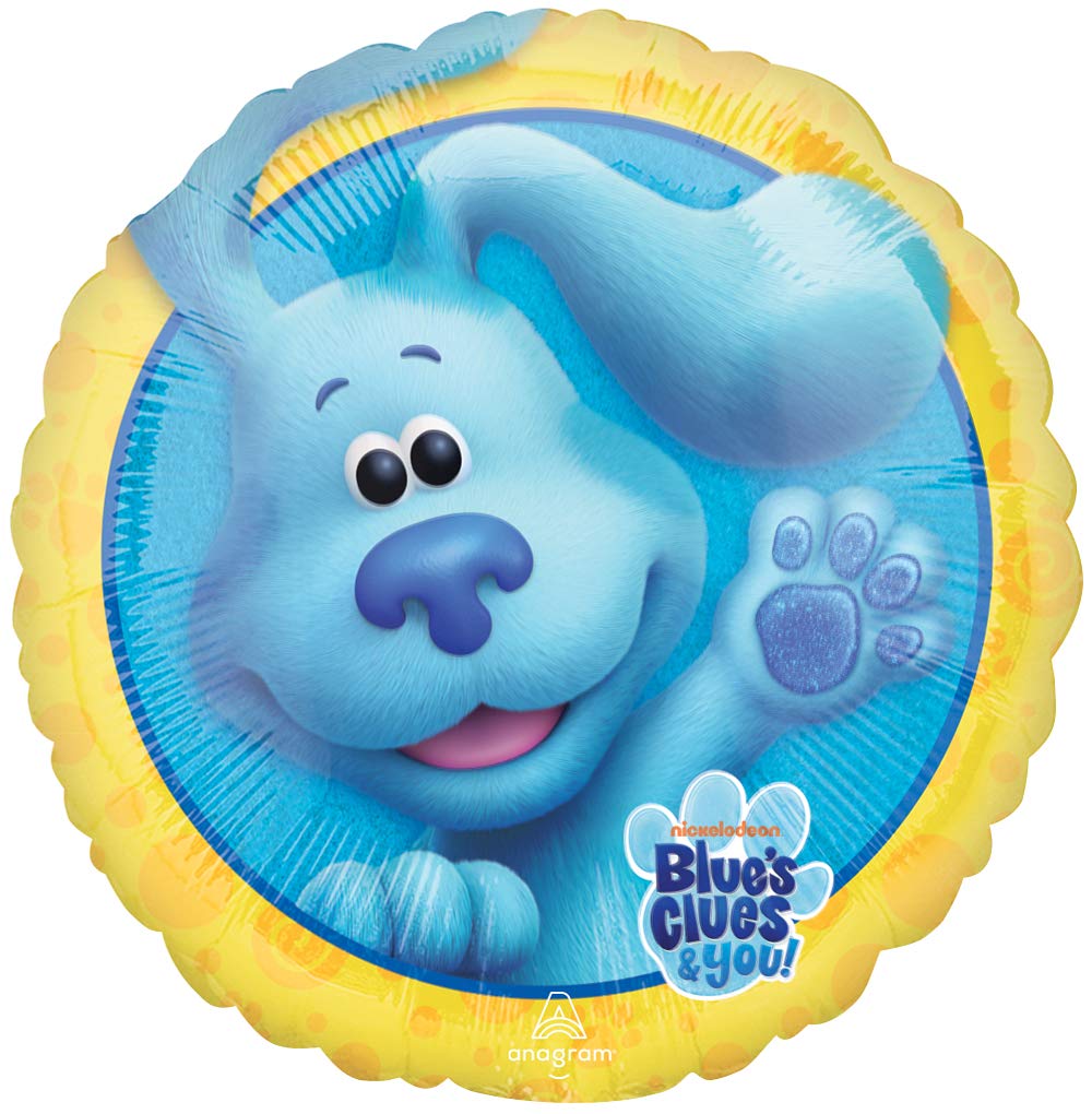 Blues Clues 5th Birthday Party Supplies - 8 Guest Table Dining Set & Balloon Bouquet Decorations Kit - Perfect for Kids Birthday Celebrations, Themed Parties and Family Gatherings