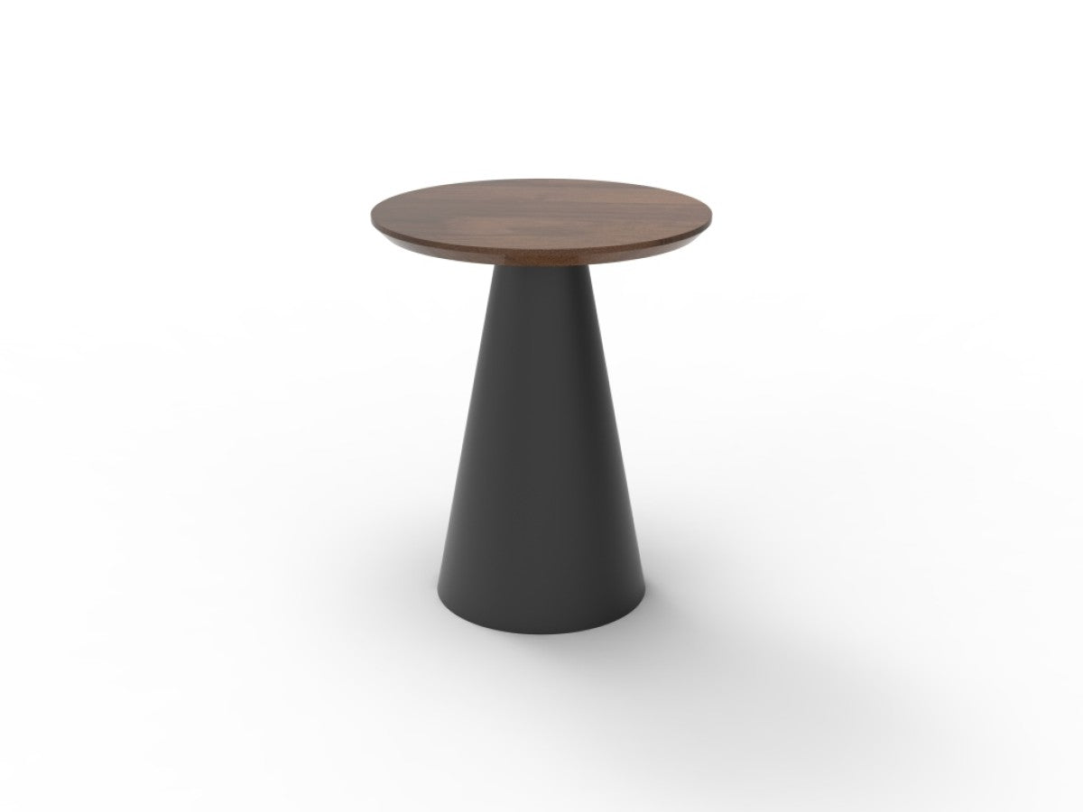 Modern Espresso Accent Table - Small Side Table for Living Room, Bedroom, or Entryway - Perfect for Decor, Lamps, and Plants