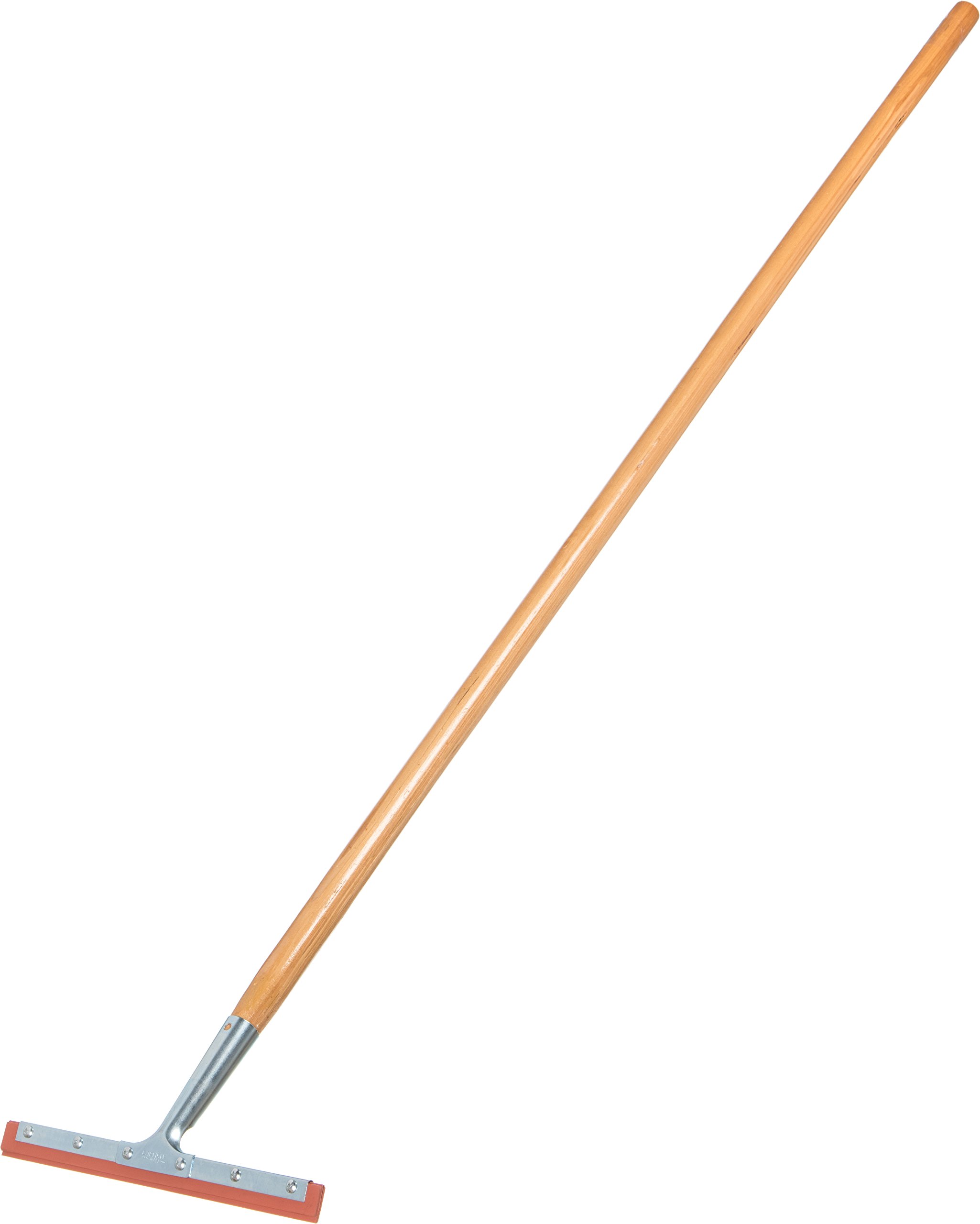 Carlisle 4102700 Professional Rubber Scraper with Zinc Plated Steel Handle - 12