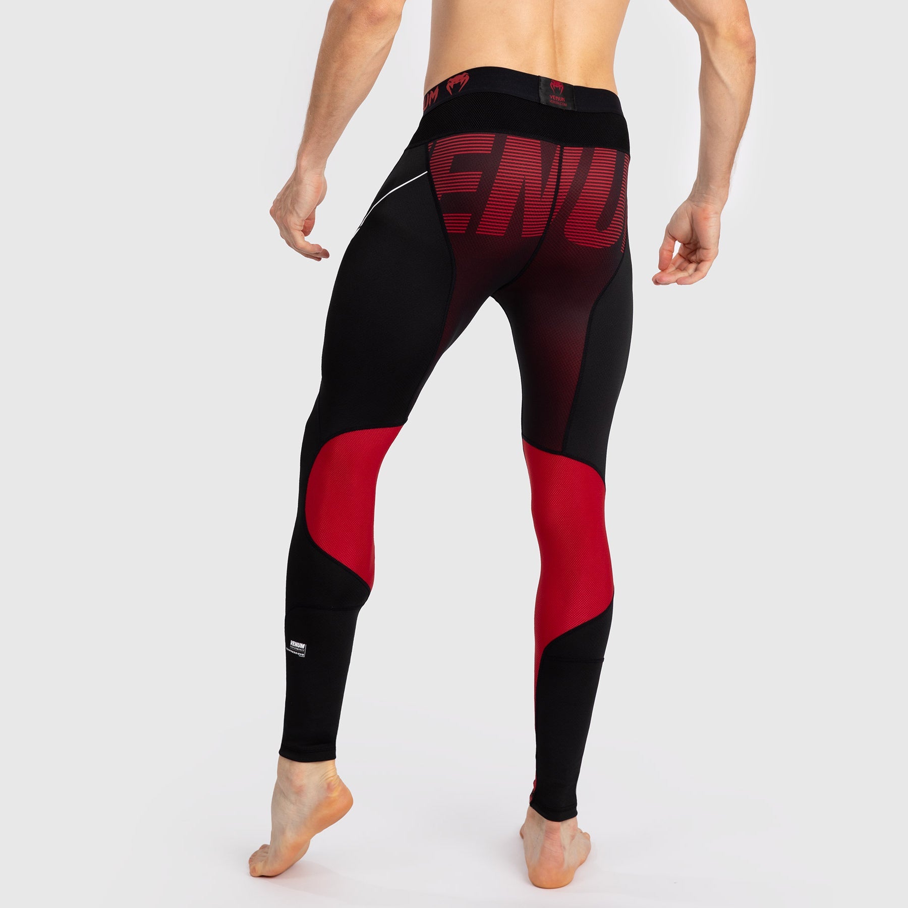 Venum Adrenaline Men's Compression Spats - Red MMA Fight Shorts for Training & Workouts - High-Performance Combat Sports Gear for Boxing, BJJ & Muay Thai