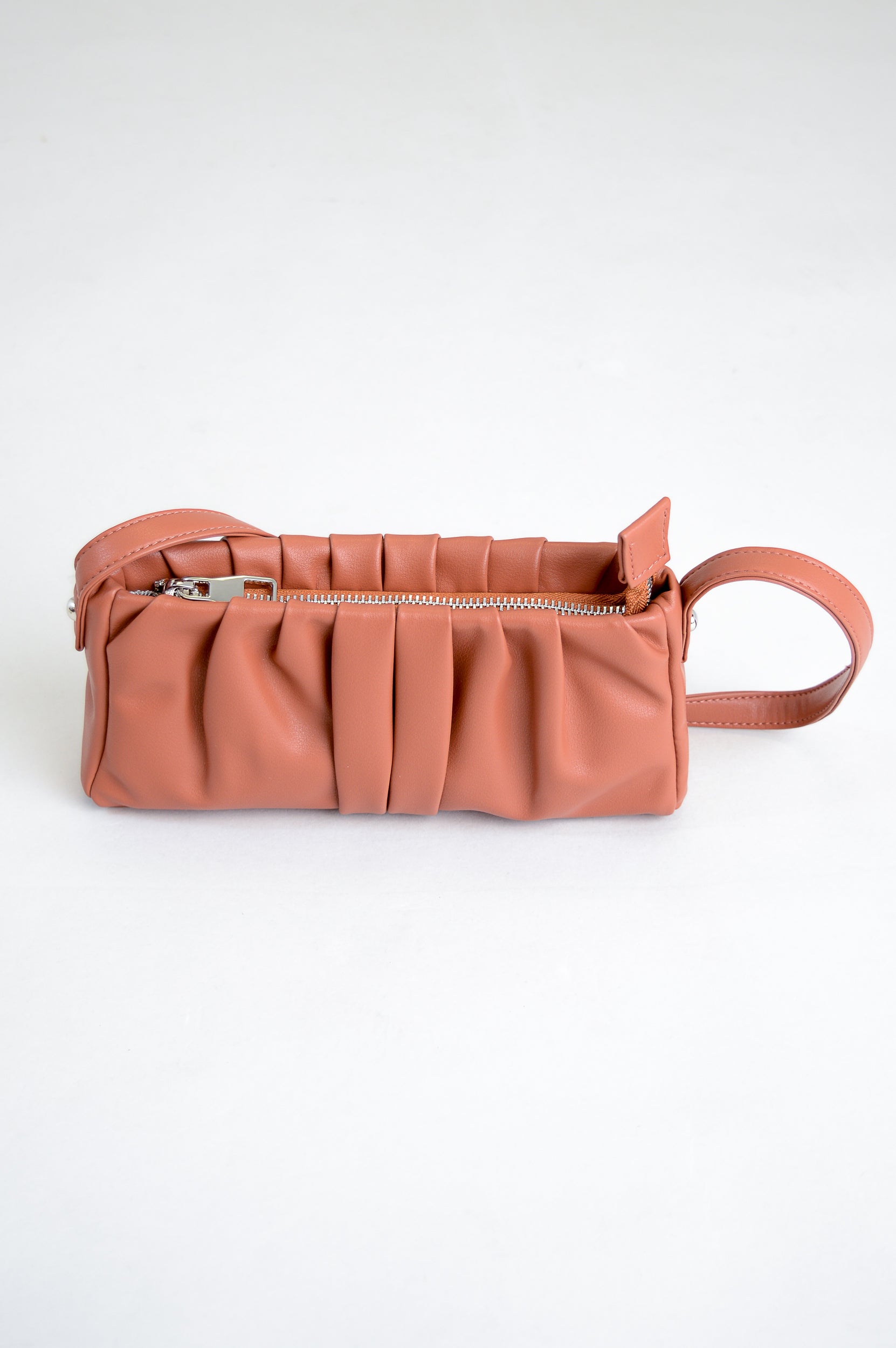 Janette Genuine Leather Handbag in Terra Cotta - Stylish Women's Crossbody Purse for Work, Travel & Everyday Use